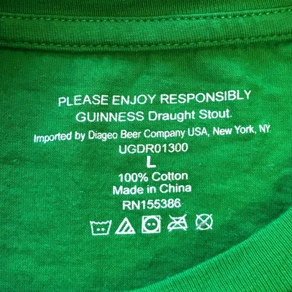 Women’s Shamrock Guinness T-Shirt - Picture 8 of 8